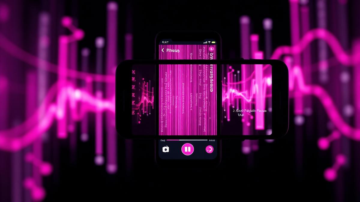 Phone screen showing a TikTok For You feed being scrolled